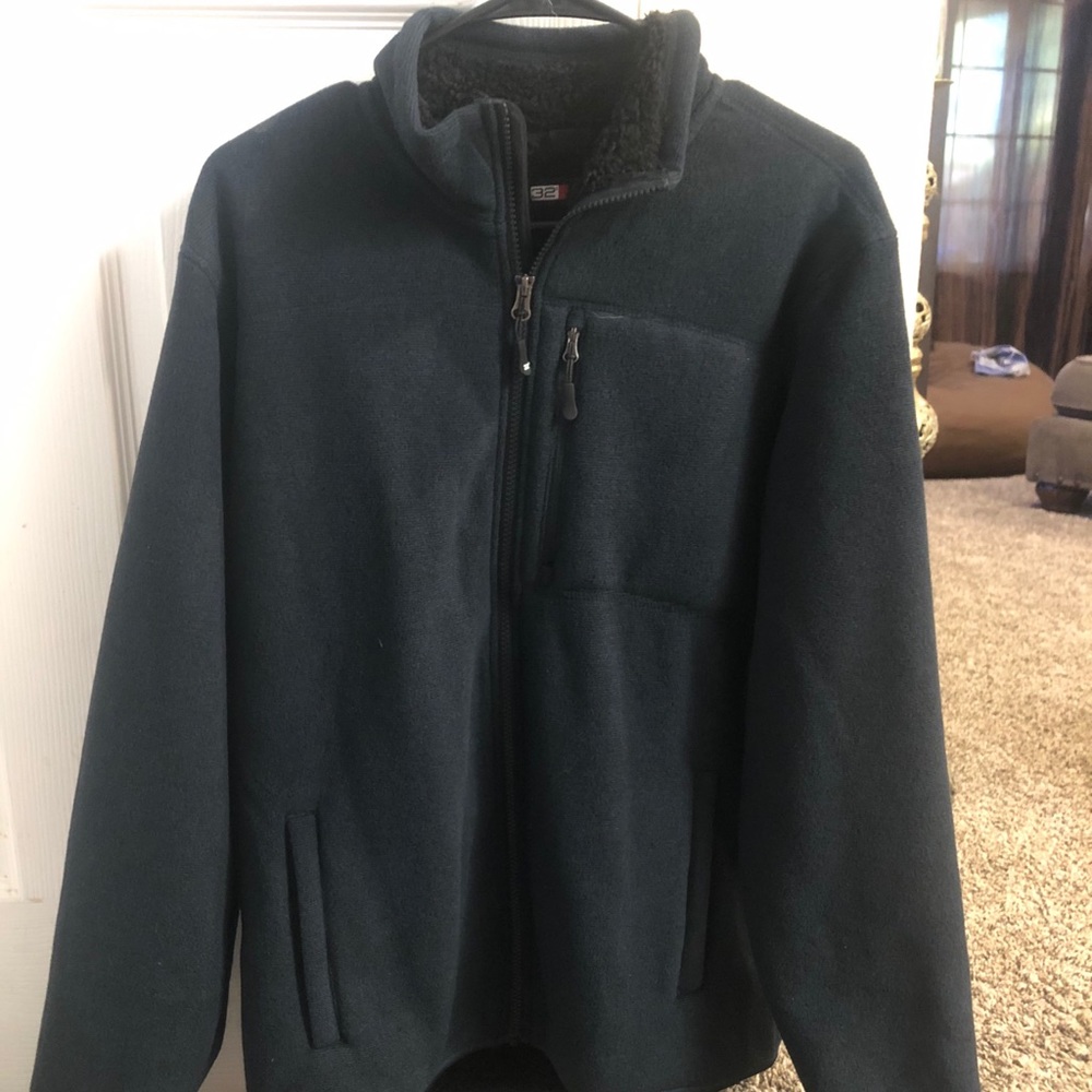 Wool zip up